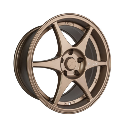 Stage Wheels Knight 5x114.3 17x8 +35 Matte Bronze