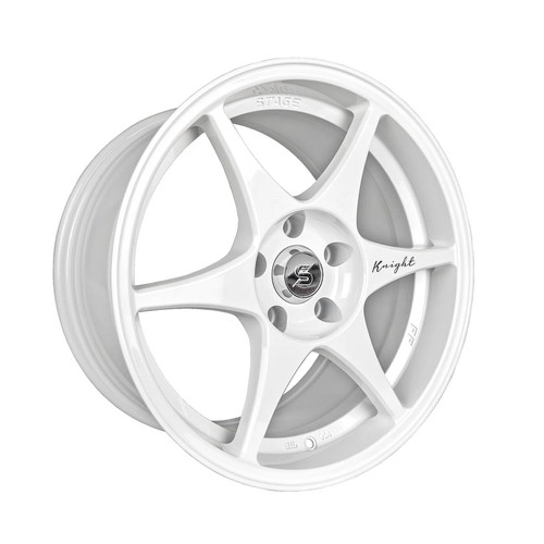 Stage Wheels Knight 5x114.3 17x9 +10 White