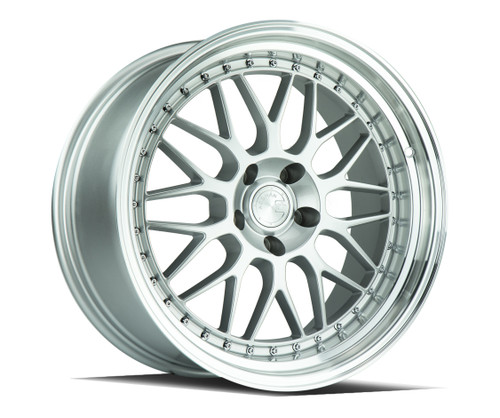 Aodhan AH02 5x112 19x9.5 +35 Silver w/ Machined Lip