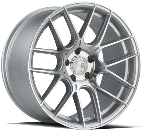 Aodhan AH-X 5x112 19x9.5 +35 Gloss Silver Machined Face