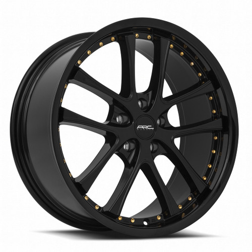 Vors AR5 5x110 19x8.5 +35 All Black Gold Rivet