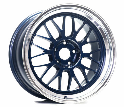 Volk Racing 21A 5x120 18x9.5 +22 MAG BLUE / DC