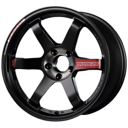 Volk Racing TE37SL BK-II 5x112 19x8.5 +39 PRESSED BLACK / RIM REDOT