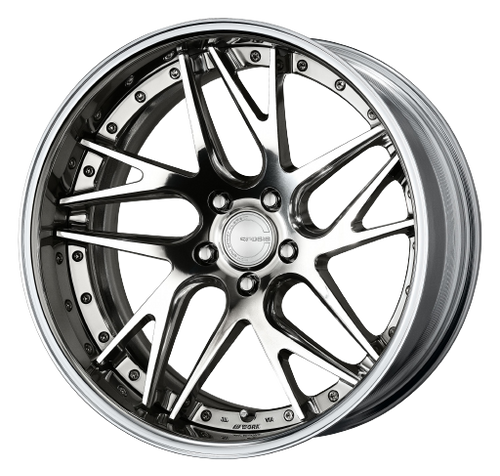 work gnosis CVX 19インチ Work Gnosis Cvx 5x114.3 19x9.5+0 A Disk Buff Finish