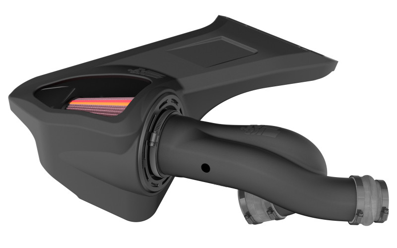 K&N NextGen Cold Air Intake for F150 3.5L lifestyle view showing full system layout