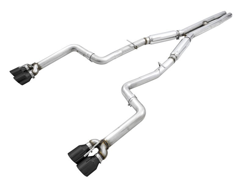 AWE Tuning Challenger SC Track Edition cat-back quad diamond black tips