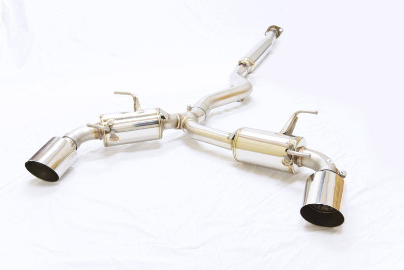 MXP Comp RS cat-back exhaust for Subaru BRZ Toyota 86 with polished tips