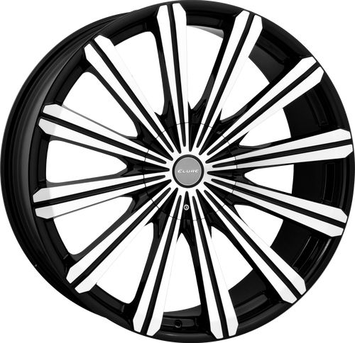 ELURE 30 5X110/5X114.3 22x8 +38 BLACK MACHINED