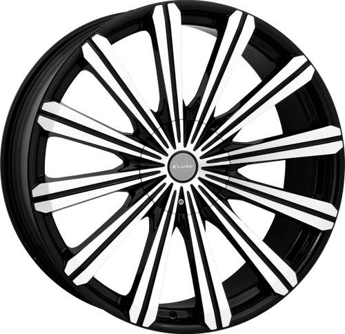 ELURE 30 5X115/5X120 22x9 +13 BLACK MACHINED