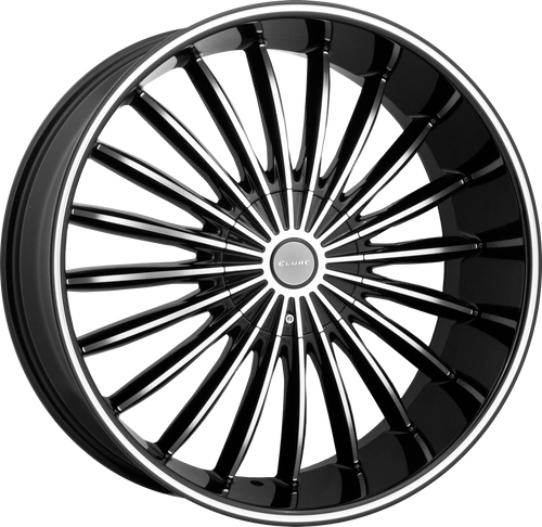 ELURE 34 5X108/5X114.3 22x8 +38 BLACK MACHINED