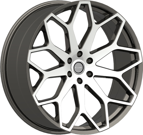 ELURE 46 5x120 24x8.5 +30 BLACK MACHINED