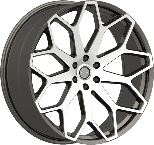 ELURE 46 5X115 24x9.5 +13 BLACK MACHINED