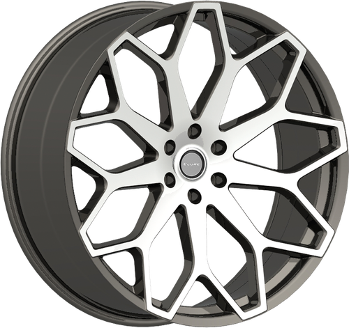 ELURE 46 6x139.7 24x9.5 +25 BLACK MACHINED
