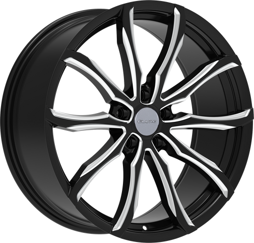 ELURE 51 5X114.3 22x8 +38 BLACK AND MILLED