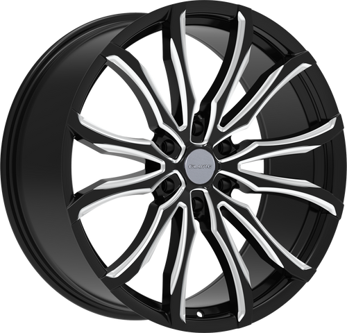 ELURE 52 6X139.7 22x9.5 +24 BLACK AND MILLED