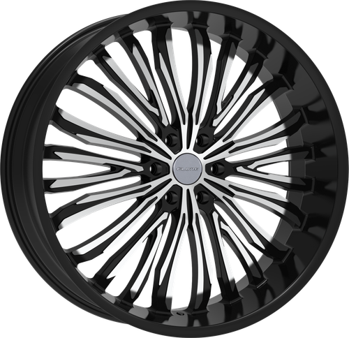 ELURE 55 6X139.7 26x10 +24 BLACK MACHINED