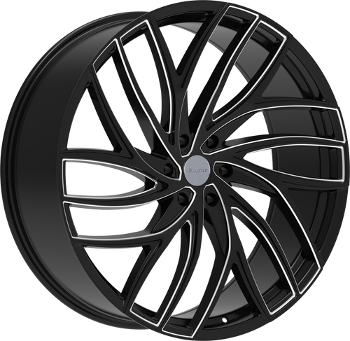 ELURE 56 6X139.7 26x10 +24 BLACK AND MILLED