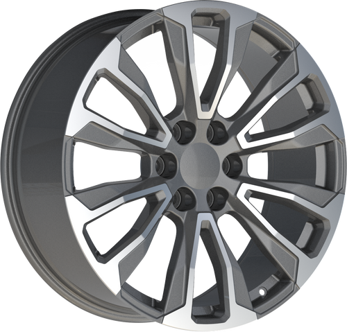REPLICA 204 6X139.7 24x10 +24 GUNMETAL MACHINED