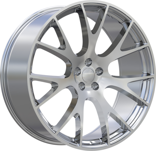 REPLICA 218 5X115 22x9.5 +15 CHROME