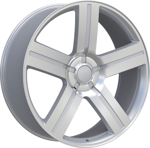 REPLICA 258 6X139.7 24x9.5 +30 SILVER MACHINED