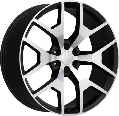 REPLICA 288 6X139.7 26x10 +25 BLACK MACHINED