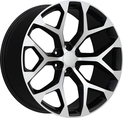REPLICA 348 6X139.7 26x10 +24 BLACK MACHINED