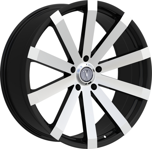 VELOCITY 12 5X114.3 20x8.5 +35 BLACK MACHINED