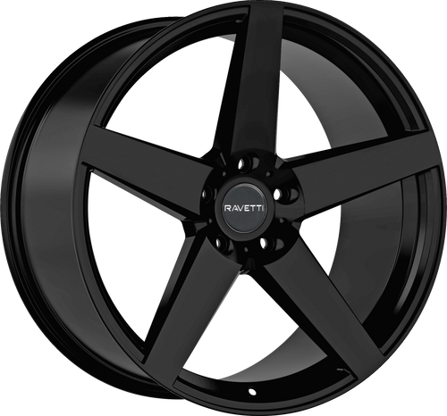 RAVETTI M13 5X114.3 18x8 +38 FULL GLOSS BLACK