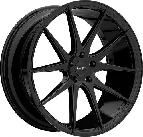 RAVETTI M11 5X114.3 20x8.5 +38 FULL GLOSS BLACK