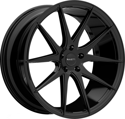 RAVETTI M11 5X112 20x8.5 +35 FULL GLOSS BLACK