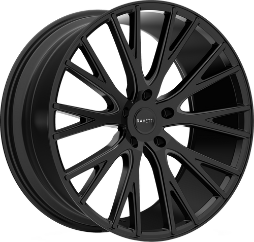 RAVETTI M12 5X120 20x8.5 +38 FULL SATIN BLACK