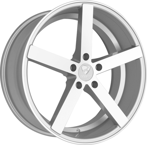 RAVETTI M1 5X114.3 20x8.5 +38 SILVER MACHINED