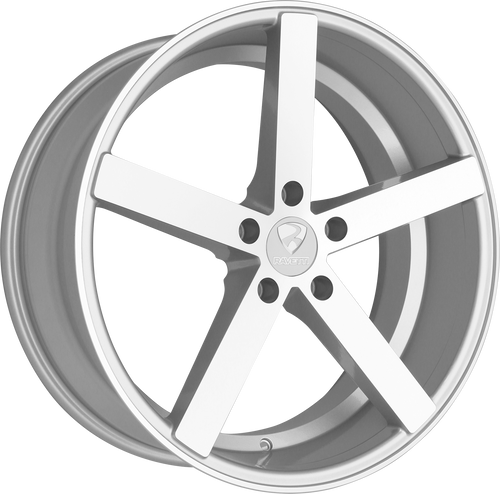 RAVETTI M1 5X112 20x8.5 +35 SILVER MACHINED