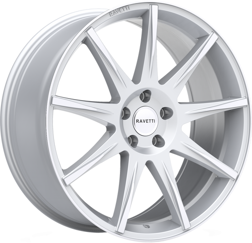 RAVETTI M9 5X114.3 20x8.5 +35 SILVER MACHINED