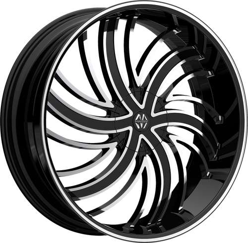 MASSIV 924 5X108/5X114.3 20x8.5 +35 BLACK MACHINED