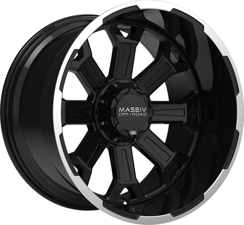 MASSIV OFF-ROAD OR2 5X127/5X139.7 20x10 -18 FULL GLOSS BLACK