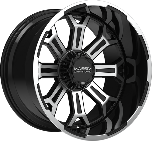 MASSIV OFF-ROAD OR2 5X127/5X139.7 20x10 -18 BLACK MACHINED