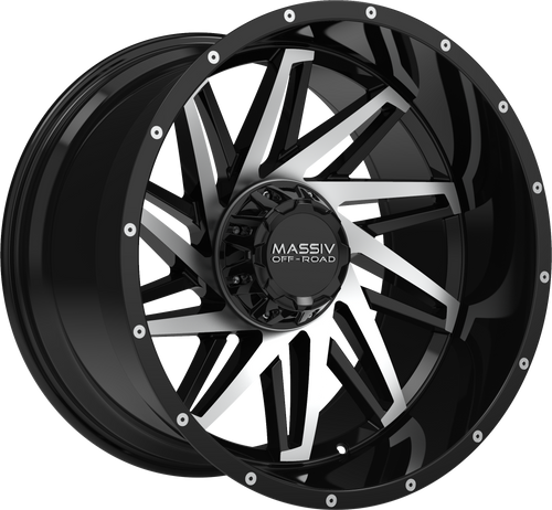 MASSIV OFF-ROAD OR3 5X127/5X139.7 20x10 -18 BLACK MACHINED