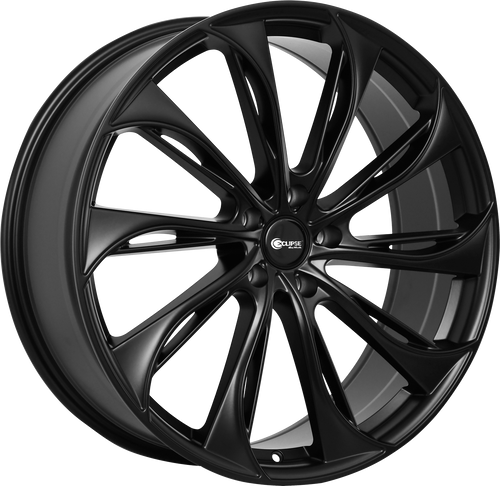 ECLIPSE 106 5X114.3 22x8.5 +38 FULL SATIN BLACK