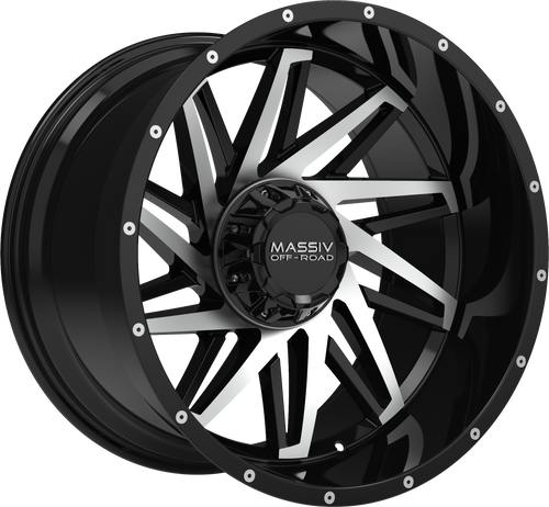 MASSIV OFF-ROAD OR3 6X135/6X139.7 20x12 -44 BLACK MACHINED