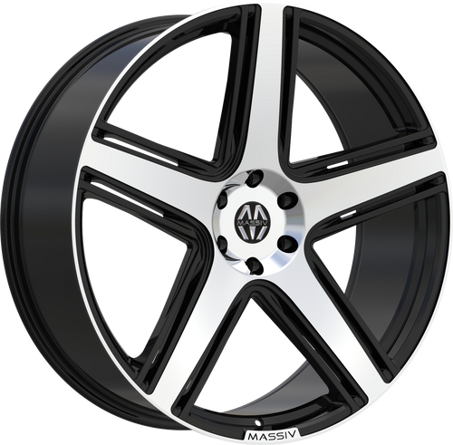 MASSIV 926 6X135 24x9 +25 BLACK MACHINED
