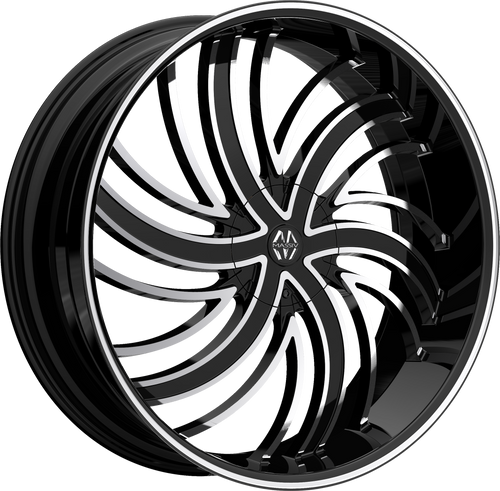 MASSIV 924 5X115/5X120 24x9 +15 BLACK MACHINED