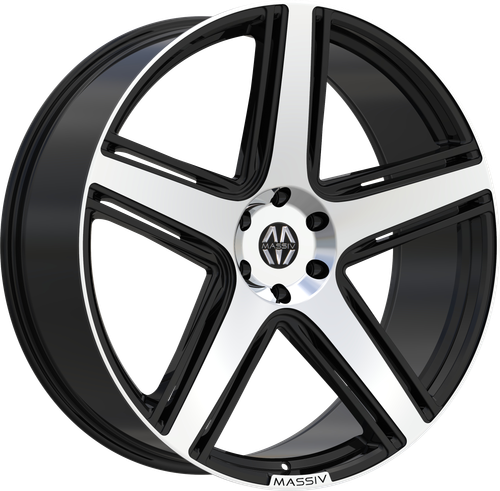 MASSIV 926 6X139.7 26x9.5 +25 BLACK MACHINED