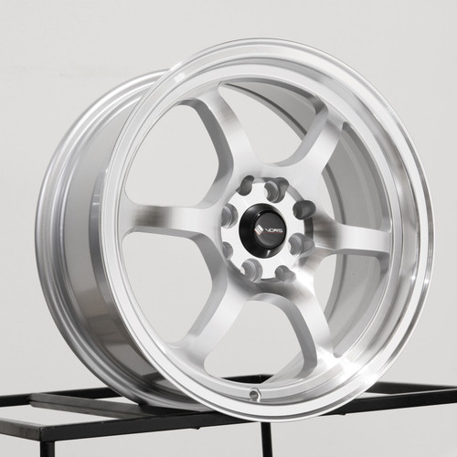 Vors LT61 4x100/4x114.3 16x7 +35 Silver Machined Face