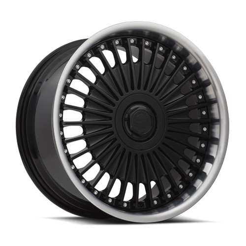 MRR VP4 5x114.3 22x9 +38 Black Machined Lip