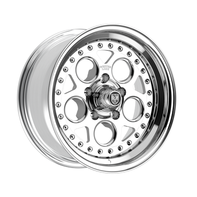 Center Line Rev 2.0 5X120.65 15x8 +0 Polish Center with Polished Step Lip