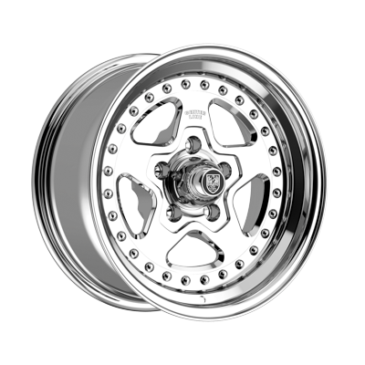Center Line Telstar 2.0 5X120.65 15x8 +0 Polish Center with Polished Step Lip