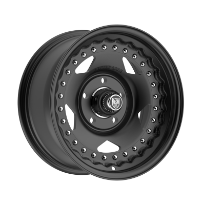 Center Line Convo Pro 2.0 5X114.3 15x7 -6 Satin Black Center with Satin Black Convo Lip