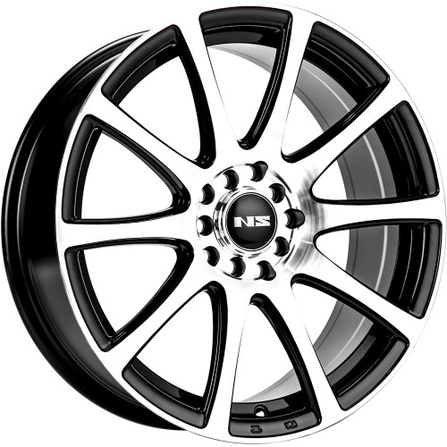 Ns Wheels NS1405 5x100/5x114.3 17x7.5 +38 Gloss Black Machined