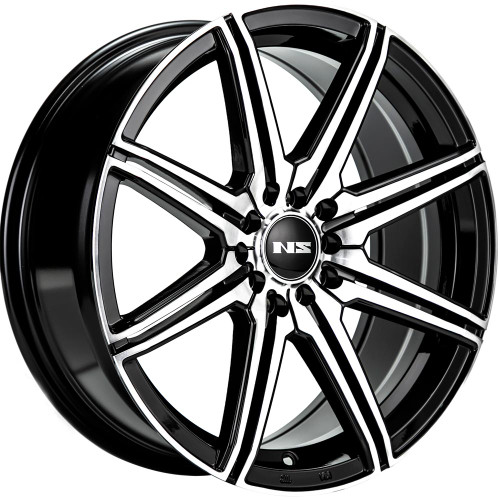 Ns Wheels NS1603 5x100/5x114.3 16x7 +38 Gloss Black Machined